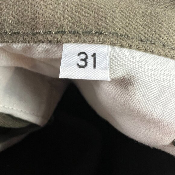 Gustin Jeans Men 28x32* 567 Slim Straight Army Green Faded Selvedge Denim Tag 31 - Picture 8 of 16